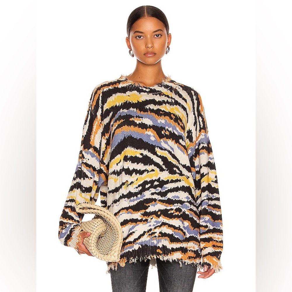 R13 Oversized Distressed Sweater Unisex size small